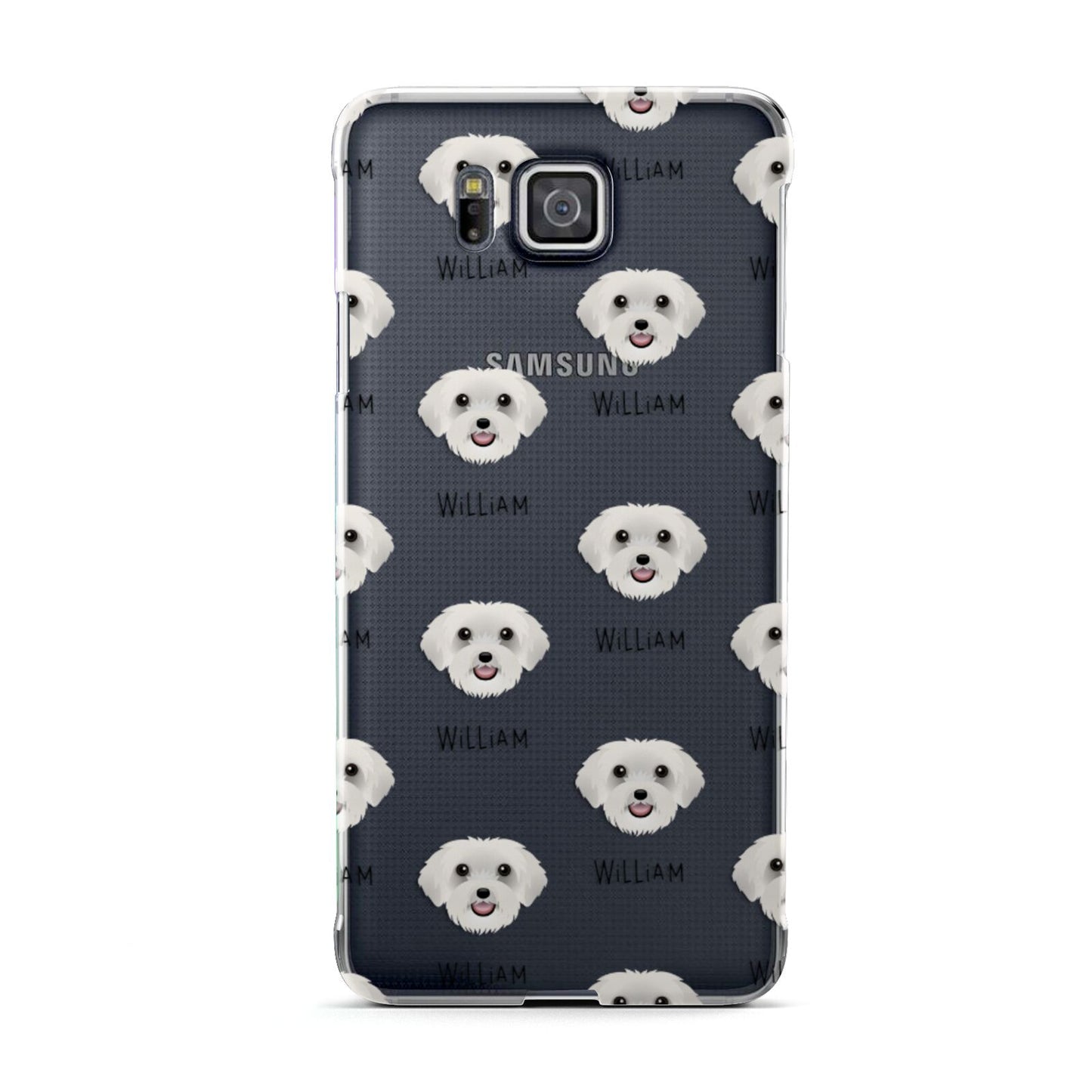 Schnoodle Icon with Name Samsung Galaxy Alpha Case
