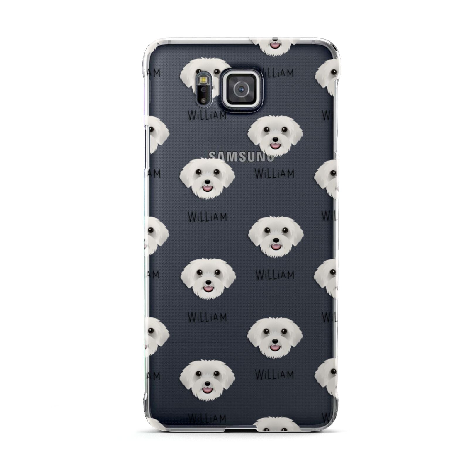Schnoodle Icon with Name Samsung Galaxy Alpha Case