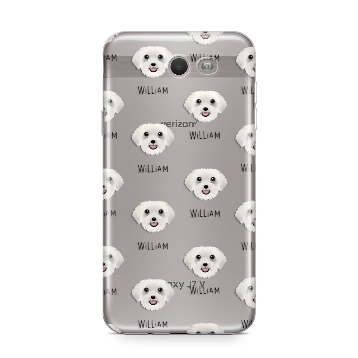 Schnoodle Icon with Name Samsung Galaxy J7 2017 Case