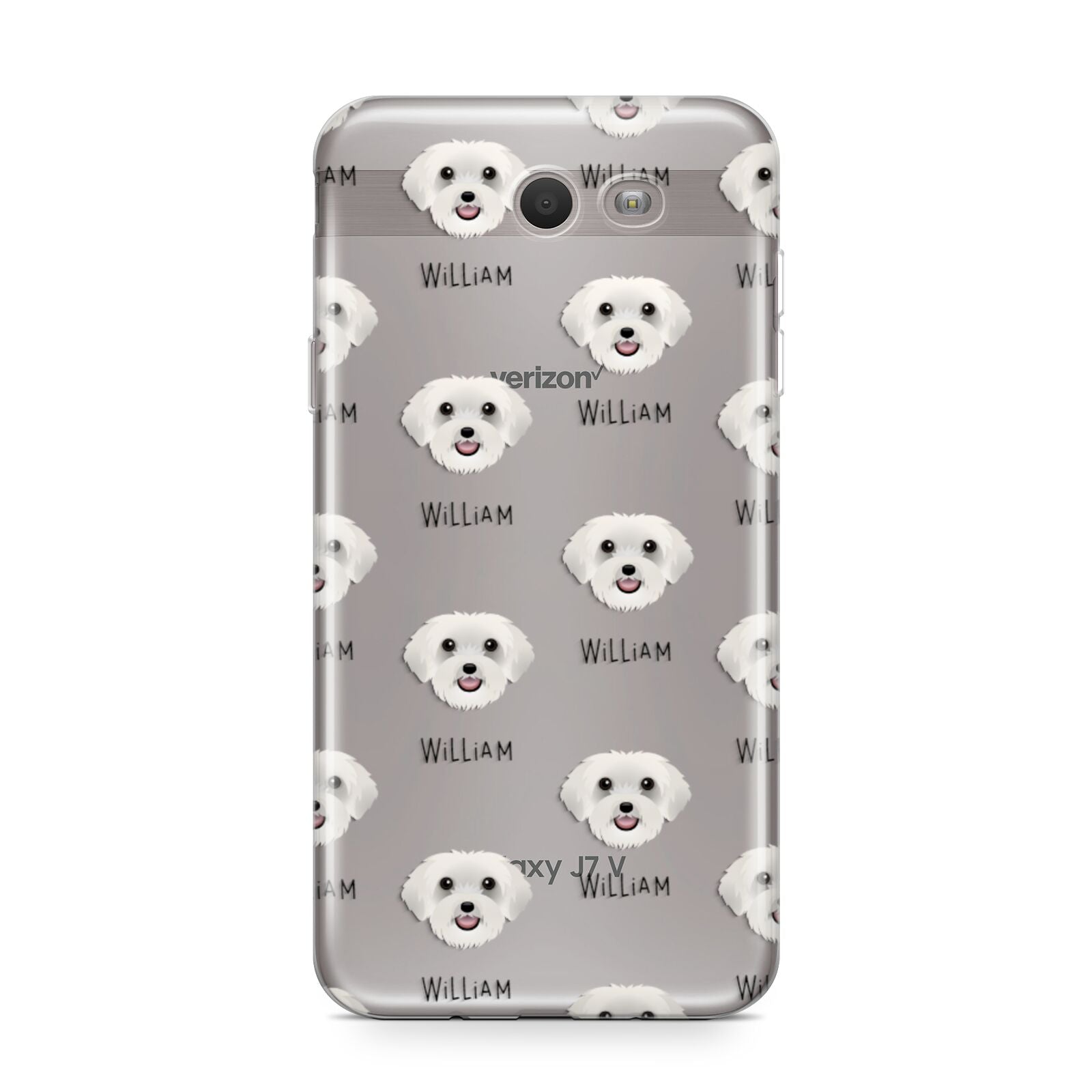 Schnoodle Icon with Name Samsung Galaxy J7 2017 Case