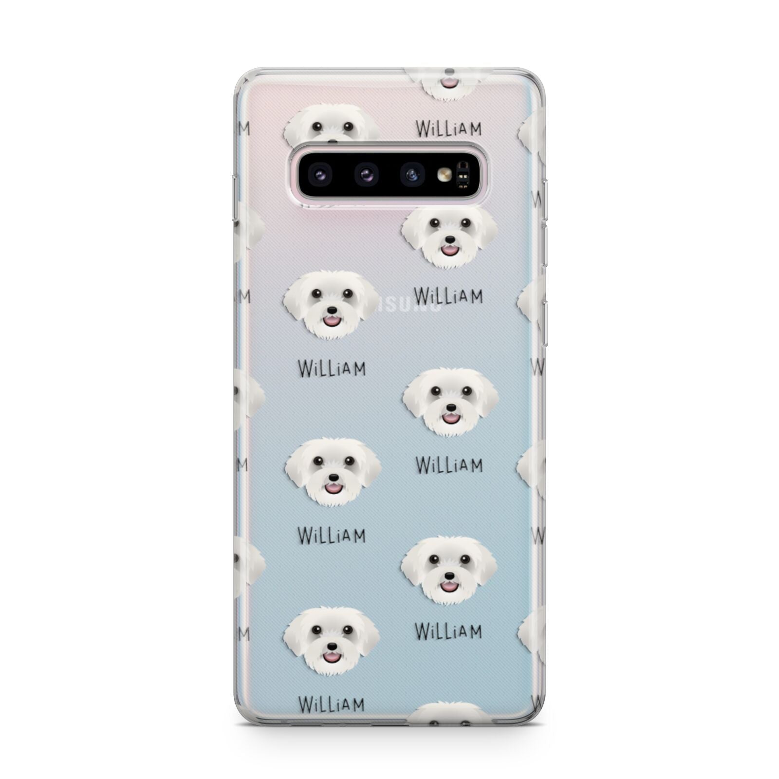 Schnoodle Icon with Name Samsung Galaxy S10 Plus Case