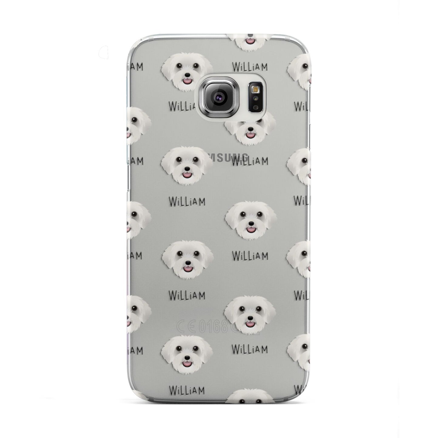 Schnoodle Icon with Name Samsung Galaxy S6 Edge Case