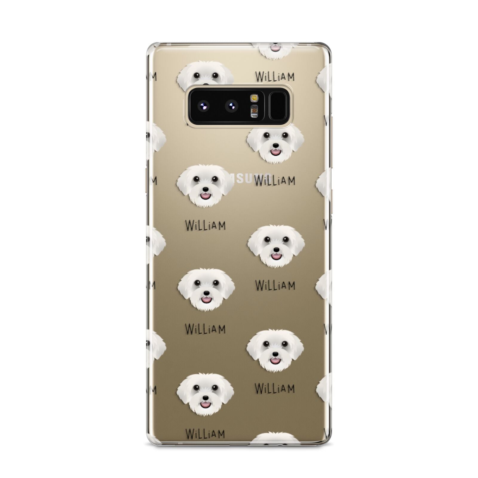 Schnoodle Icon with Name Samsung Galaxy S8 Case