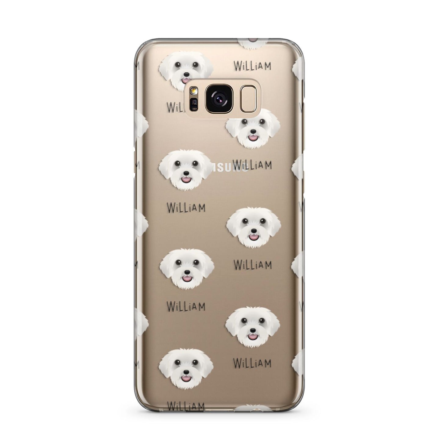 Schnoodle Icon with Name Samsung Galaxy S8 Plus Case