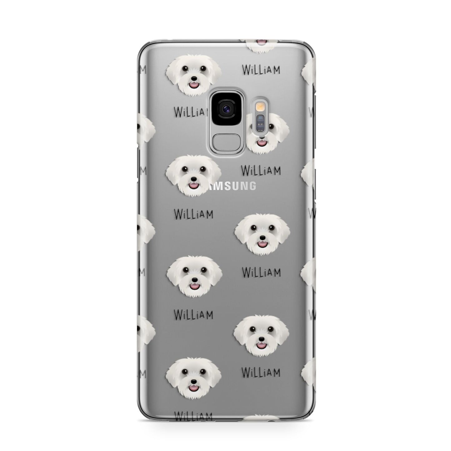 Schnoodle Icon with Name Samsung Galaxy S9 Case