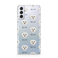 Schnoodle Icon with Name Samsung S21 Plus Phone Case