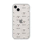 Schnoodle Icon with Name iPhone 14 Plus Clear Tough Case Starlight