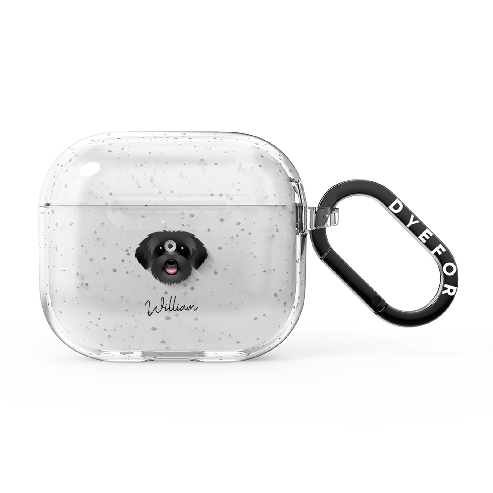 Schnoodle Personalised AirPods Glitter Case 3rd Gen