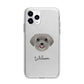 Schnoodle Personalised Apple iPhone 11 Pro in Silver with Bumper Case
