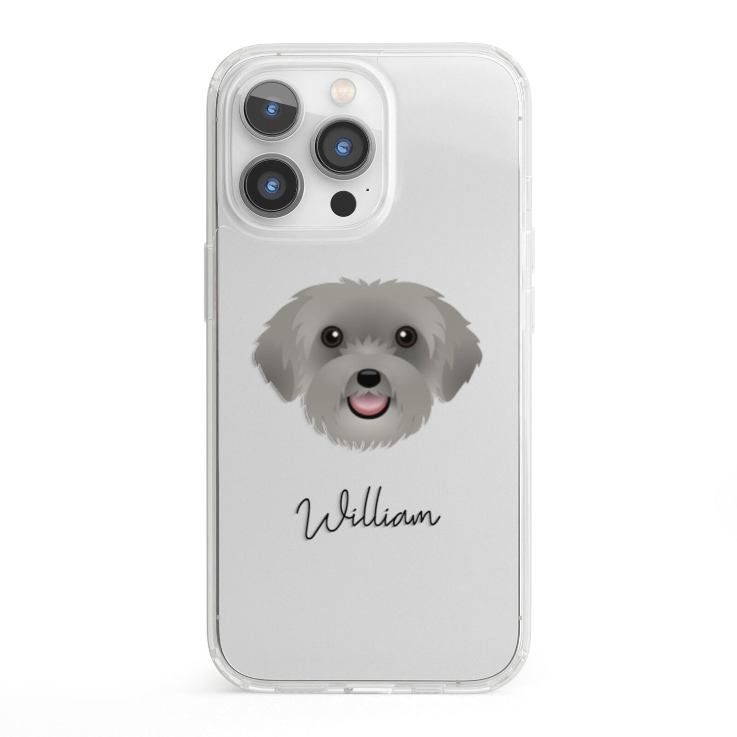 Schnoodle Personalised iPhone 13 Pro Clear Bumper Case