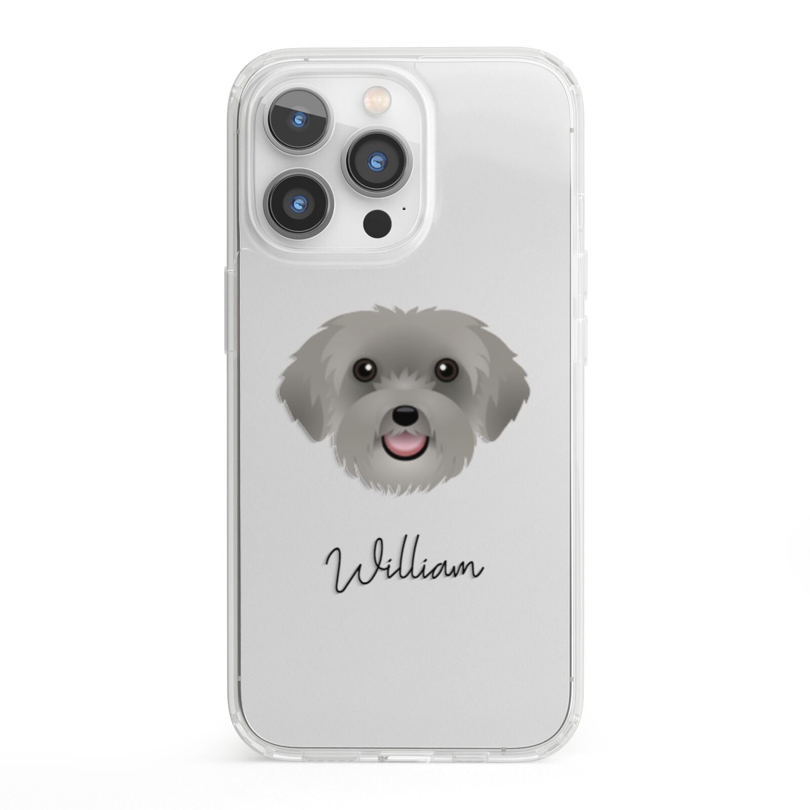 Schnoodle Personalised iPhone 13 Pro Clear Bumper Case