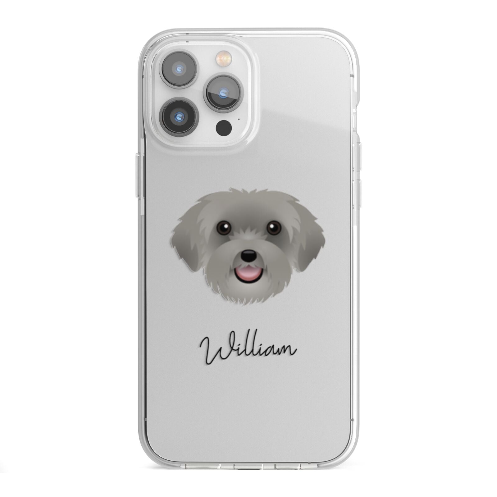 Schnoodle Personalised iPhone 13 Pro Max TPU Impact Case with White Edges