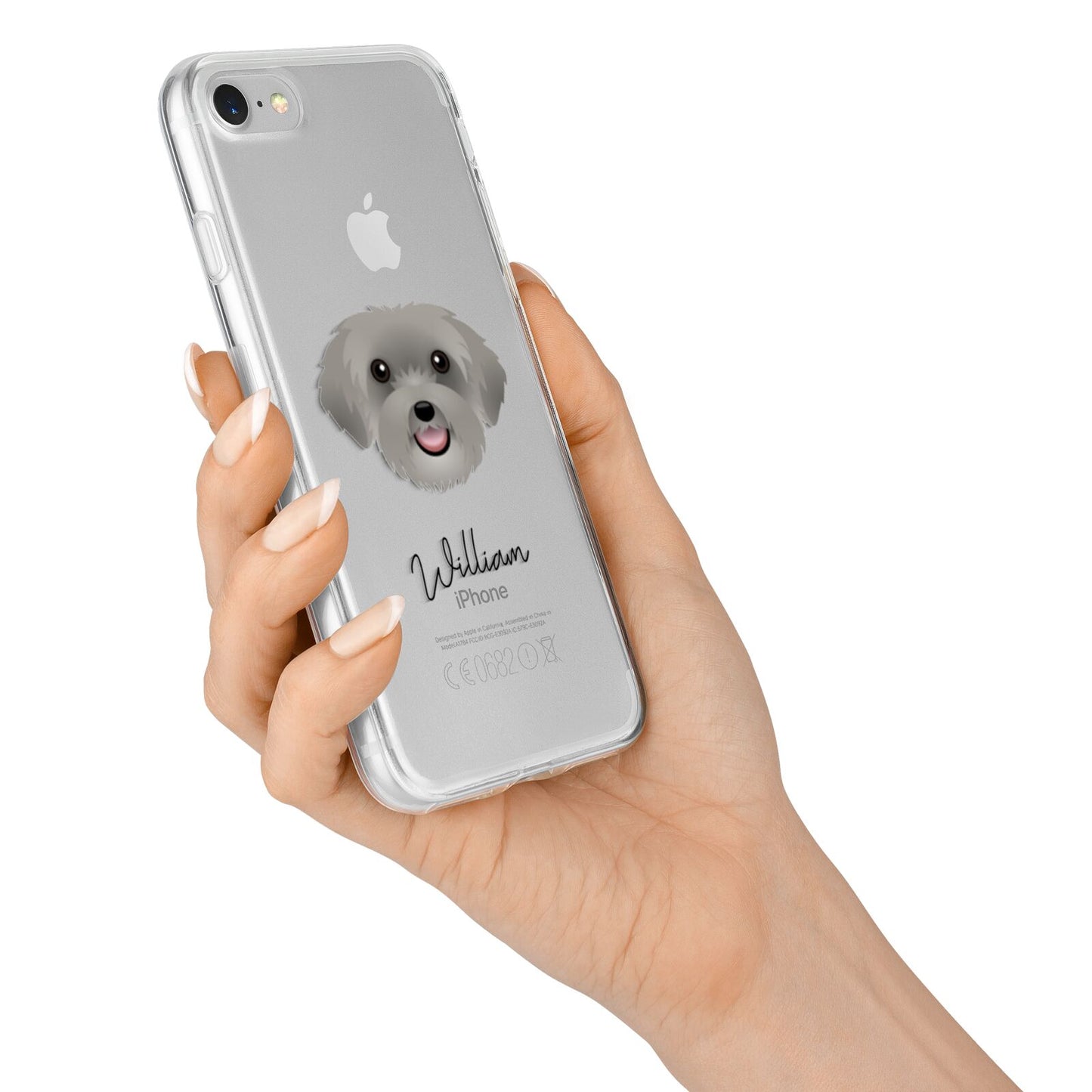 Schnoodle Personalised iPhone 7 Bumper Case on Silver iPhone Alternative Image