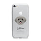 Schnoodle Personalised iPhone 7 Bumper Case on Silver iPhone