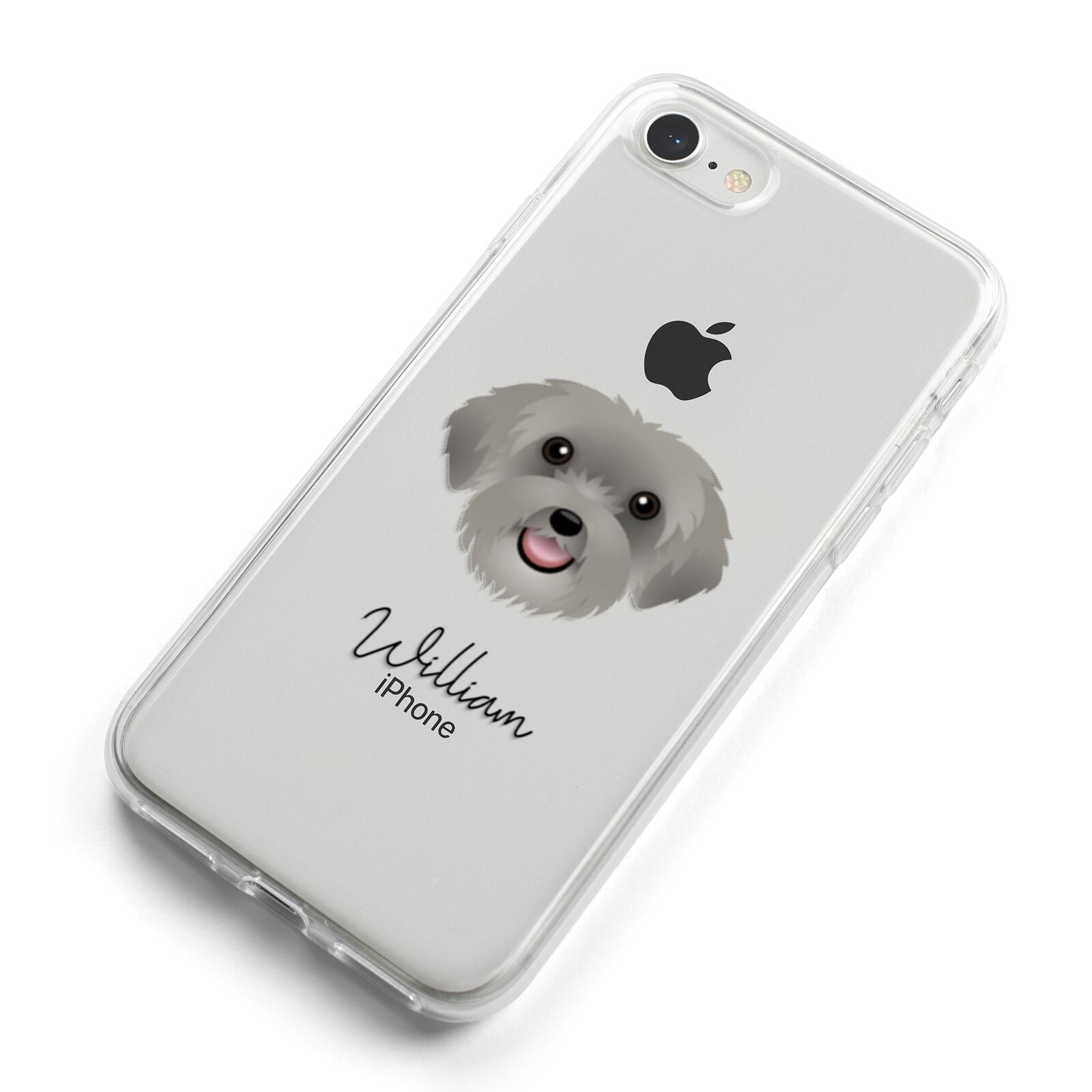 Schnoodle Personalised iPhone 8 Bumper Case on Silver iPhone Alternative Image