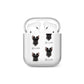 Scottish Terrier Icon with Name AirPods Case