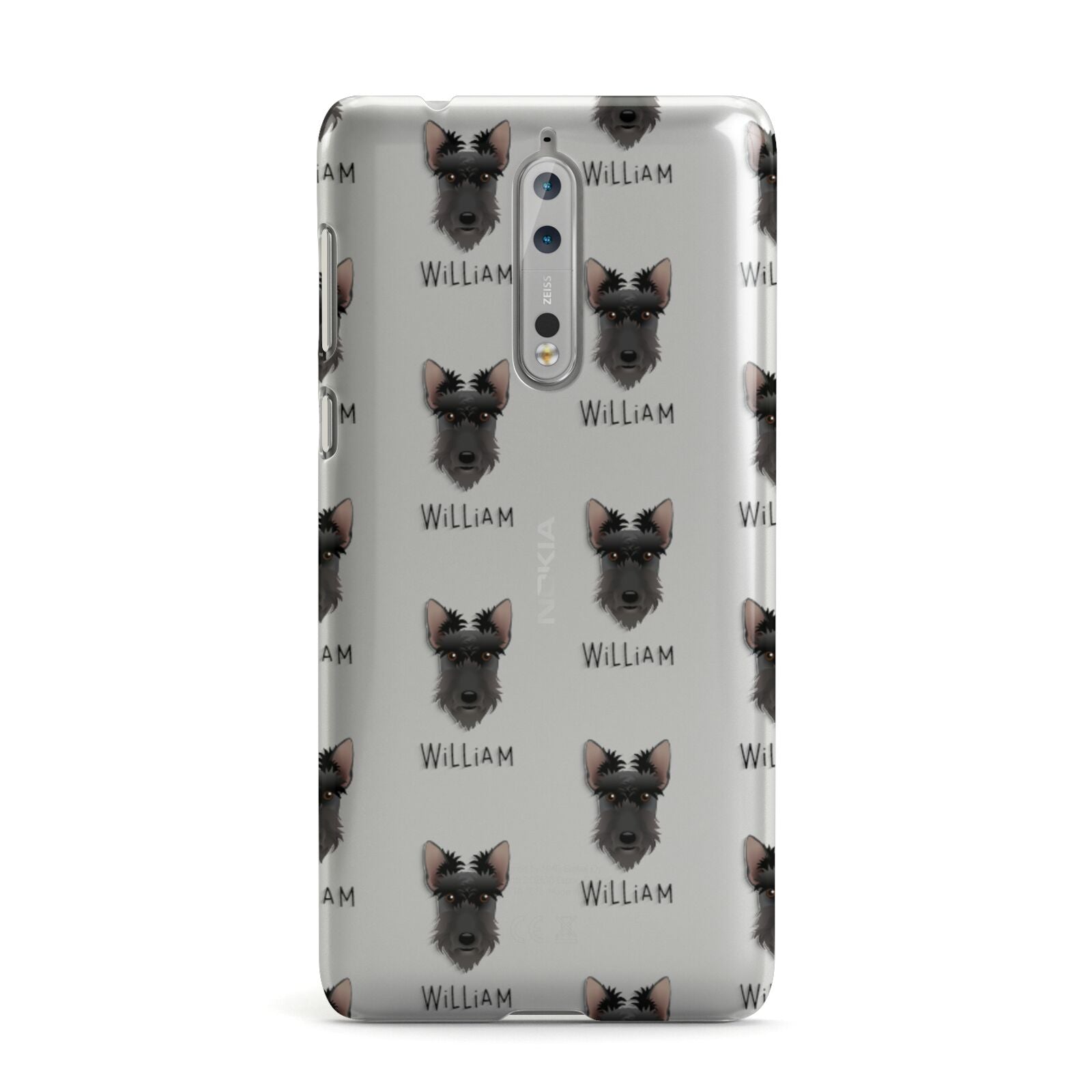 Scottish Terrier Icon with Name Nokia Case