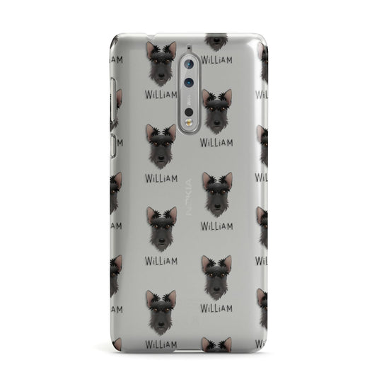 Scottish Terrier Icon with Name Nokia Case