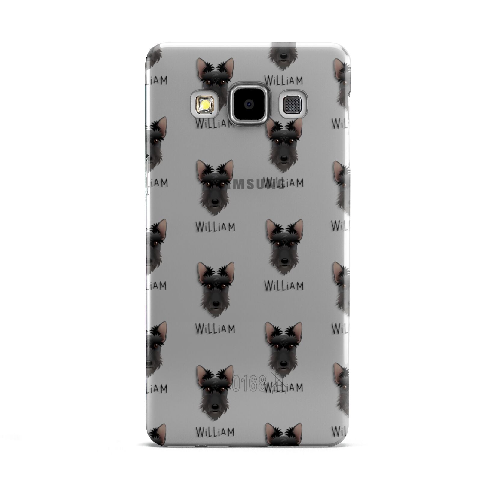 Scottish Terrier Icon with Name Samsung Galaxy A5 Case
