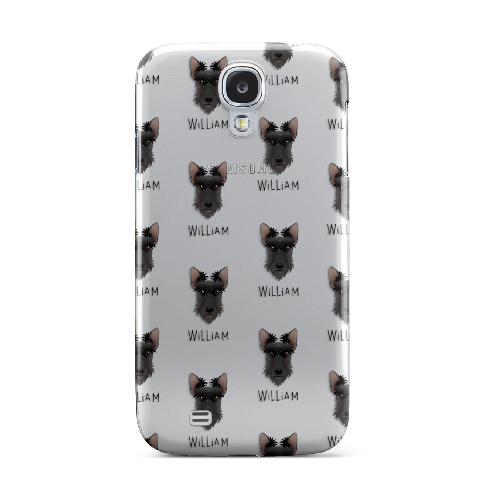 Scottish Terrier Icon with Name Samsung Galaxy S4 Case