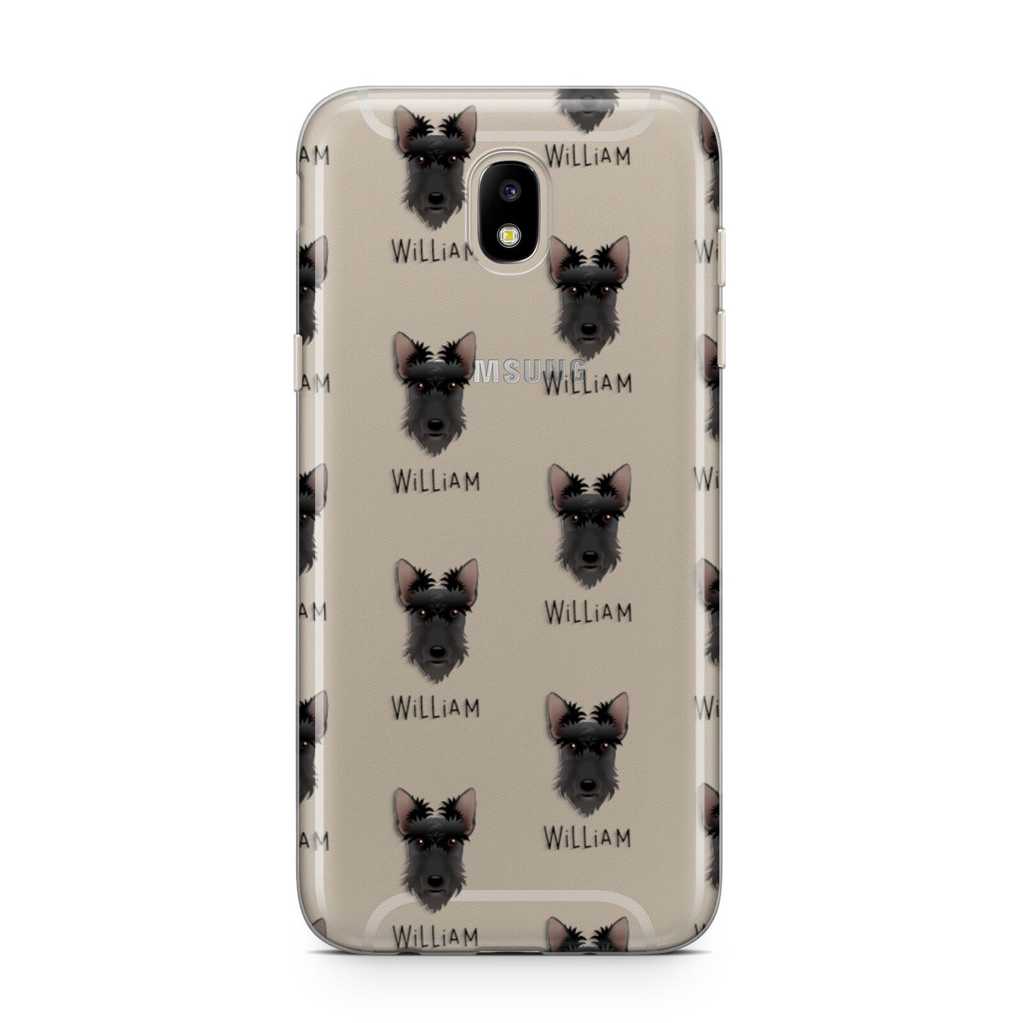 Scottish Terrier Icon with Name Samsung J5 2017 Case