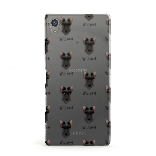 Scottish Terrier Icon with Name Sony Xperia Case