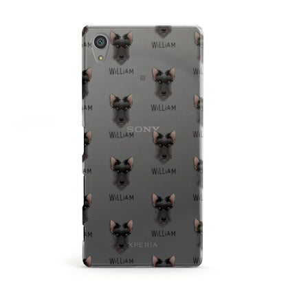 Scottish Terrier Icon with Name Sony Xperia Case