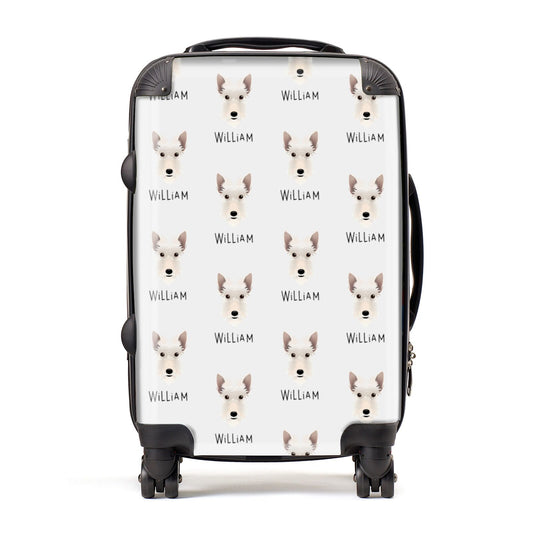 Scottish Terrier Icon with Name Suitcase