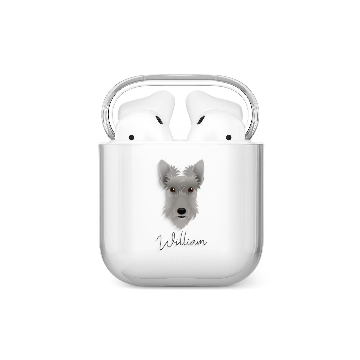 Scottish Terrier Personalised AirPods Case