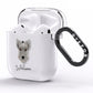 Scottish Terrier Personalised AirPods Clear Case Side Image