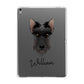 Scottish Terrier Personalised Apple iPad Grey Case
