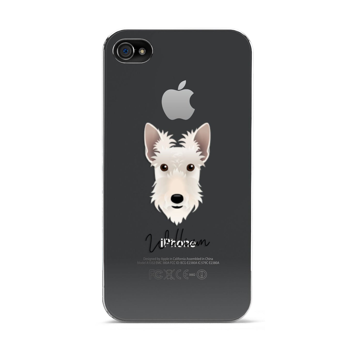 Scottish Terrier Personalised Apple iPhone 4s Case