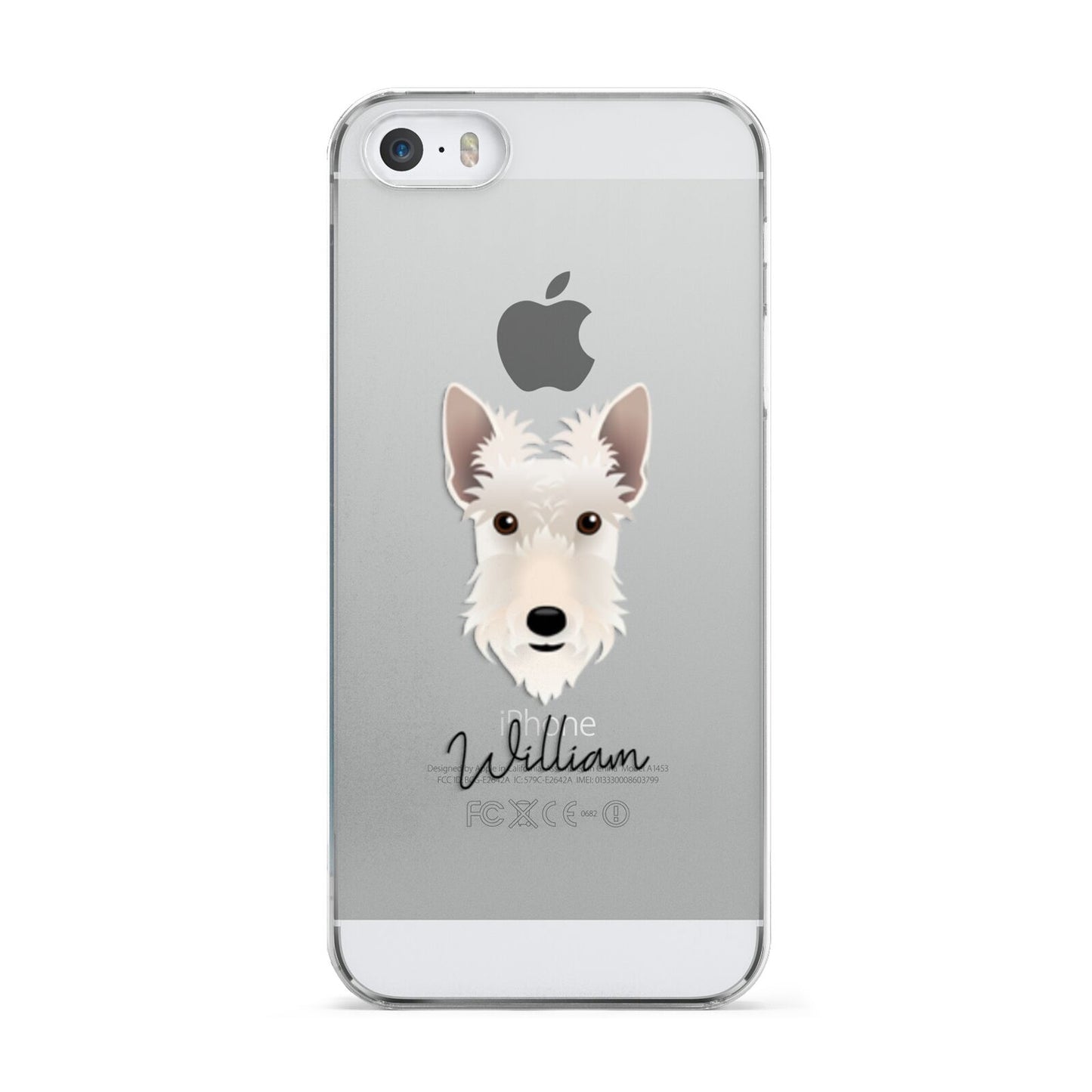 Scottish Terrier Personalised Apple iPhone 5 Case