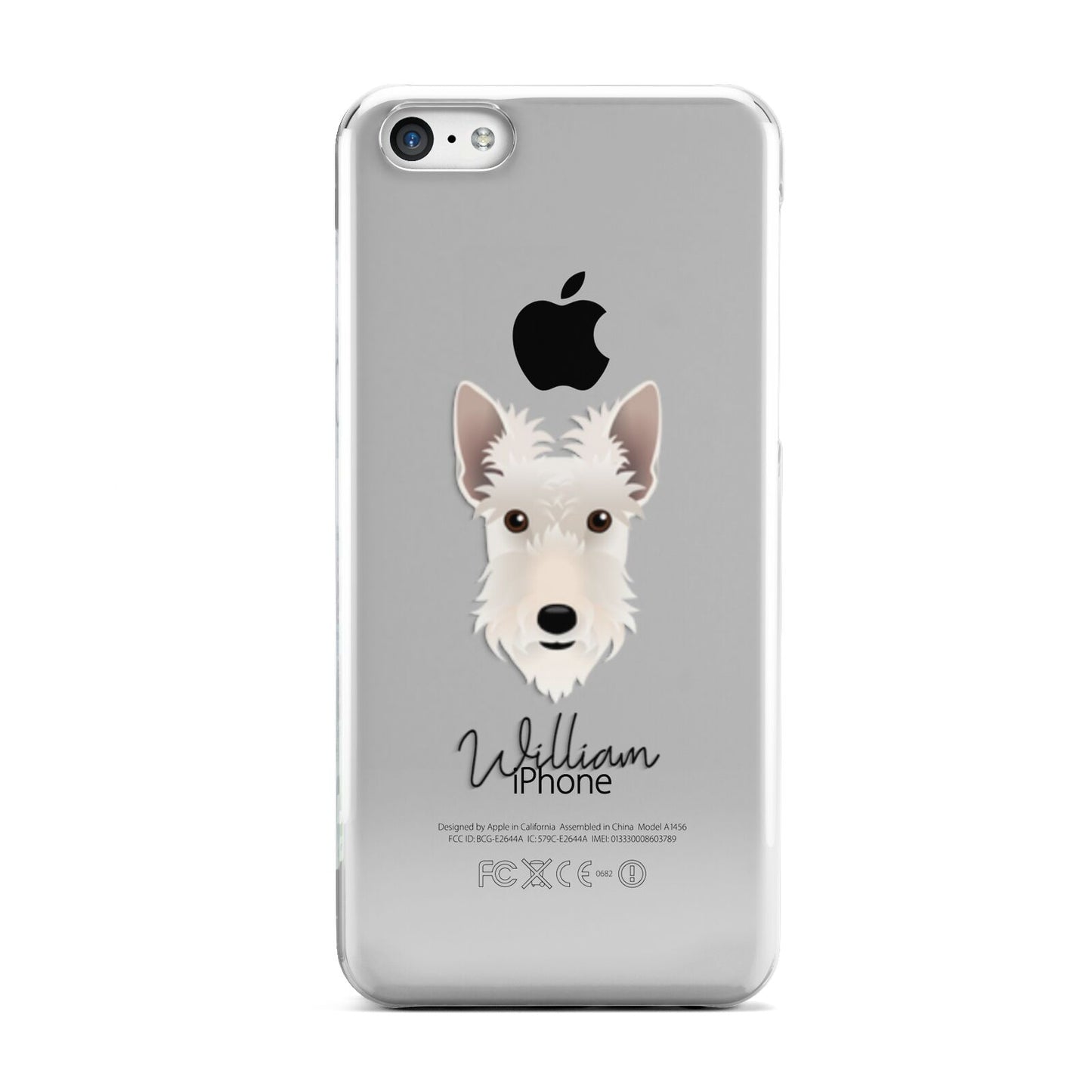 Scottish Terrier Personalised Apple iPhone 5c Case
