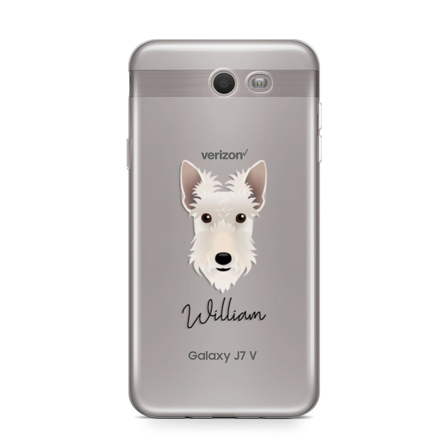 Scottish Terrier Personalised Samsung Galaxy J7 2017 Case