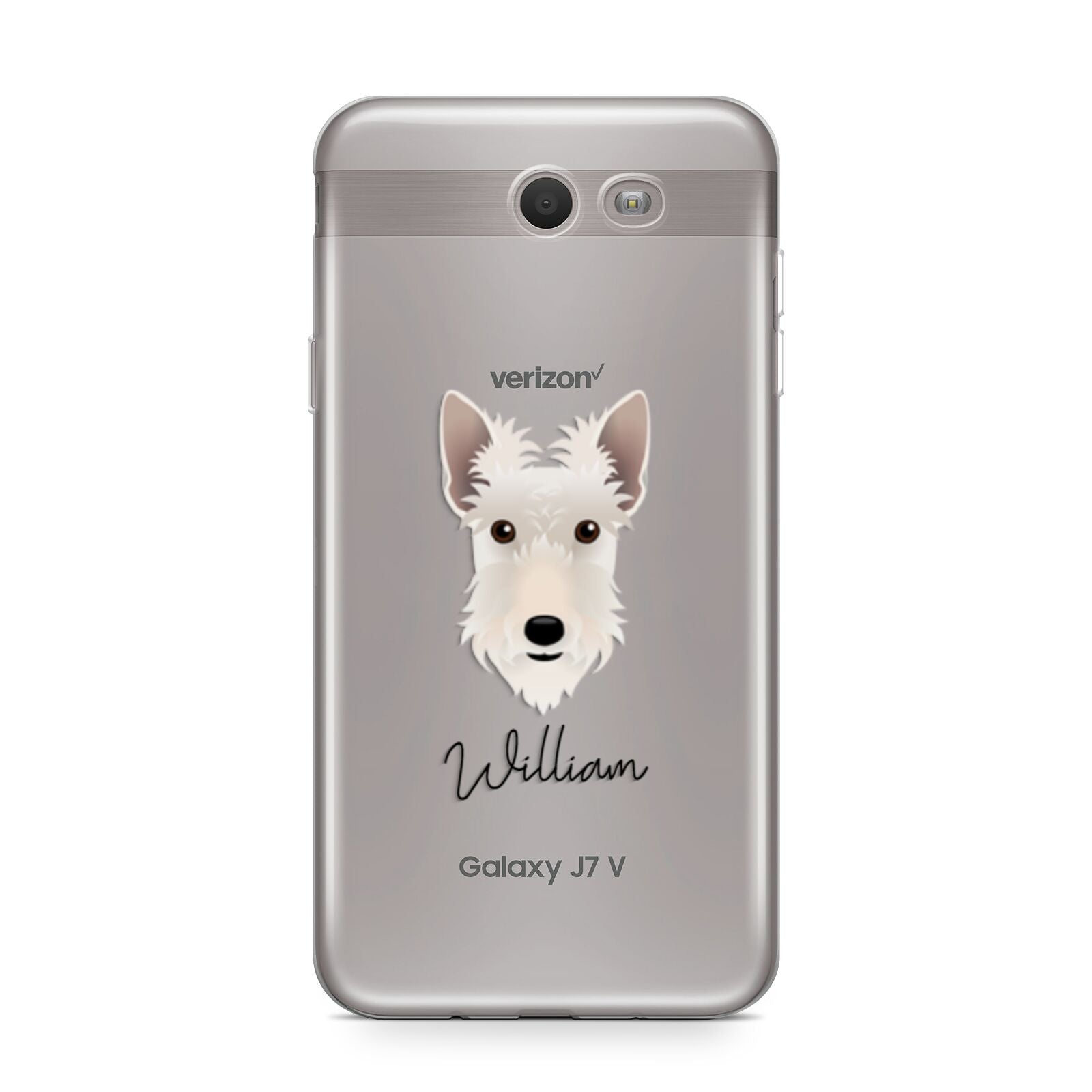Scottish Terrier Personalised Samsung Galaxy J7 2017 Case