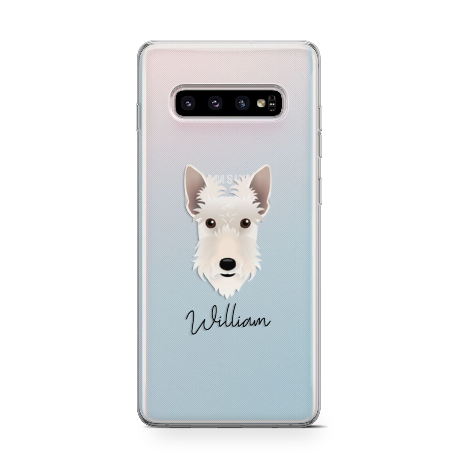 Scottish Terrier Personalised Samsung Galaxy S10 Case