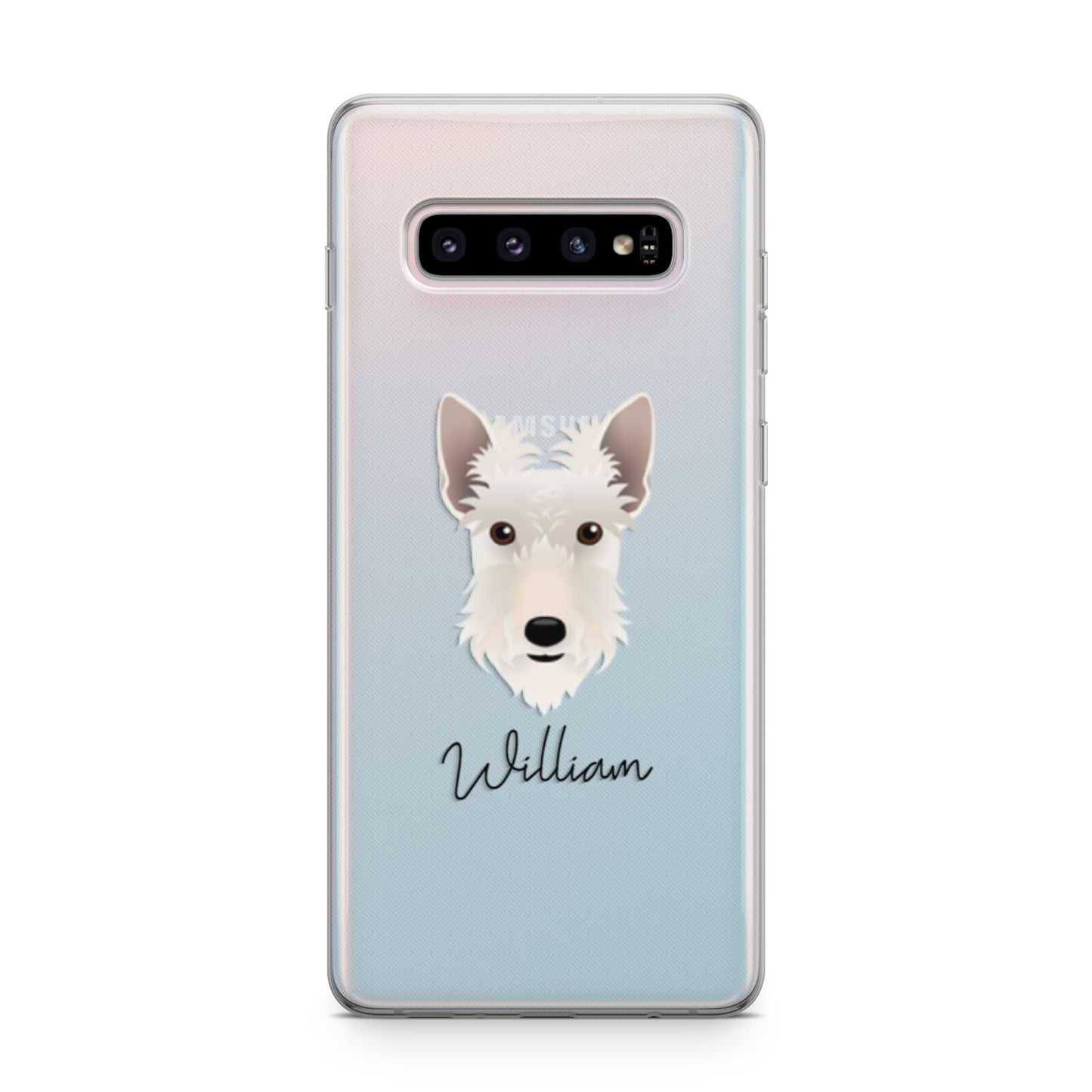 Scottish Terrier Personalised Samsung Galaxy S10 Plus Case