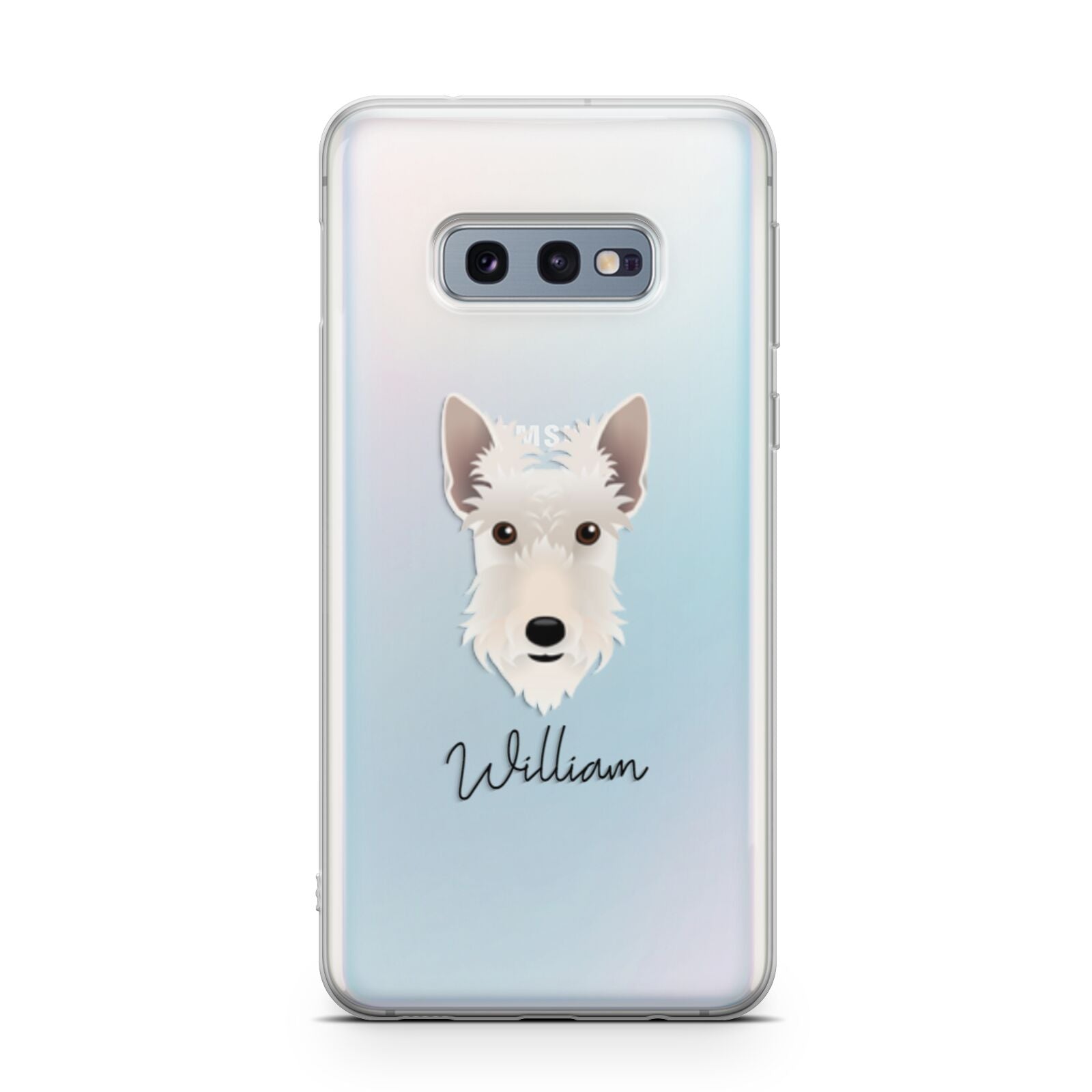 Scottish Terrier Personalised Samsung Galaxy S10E Case