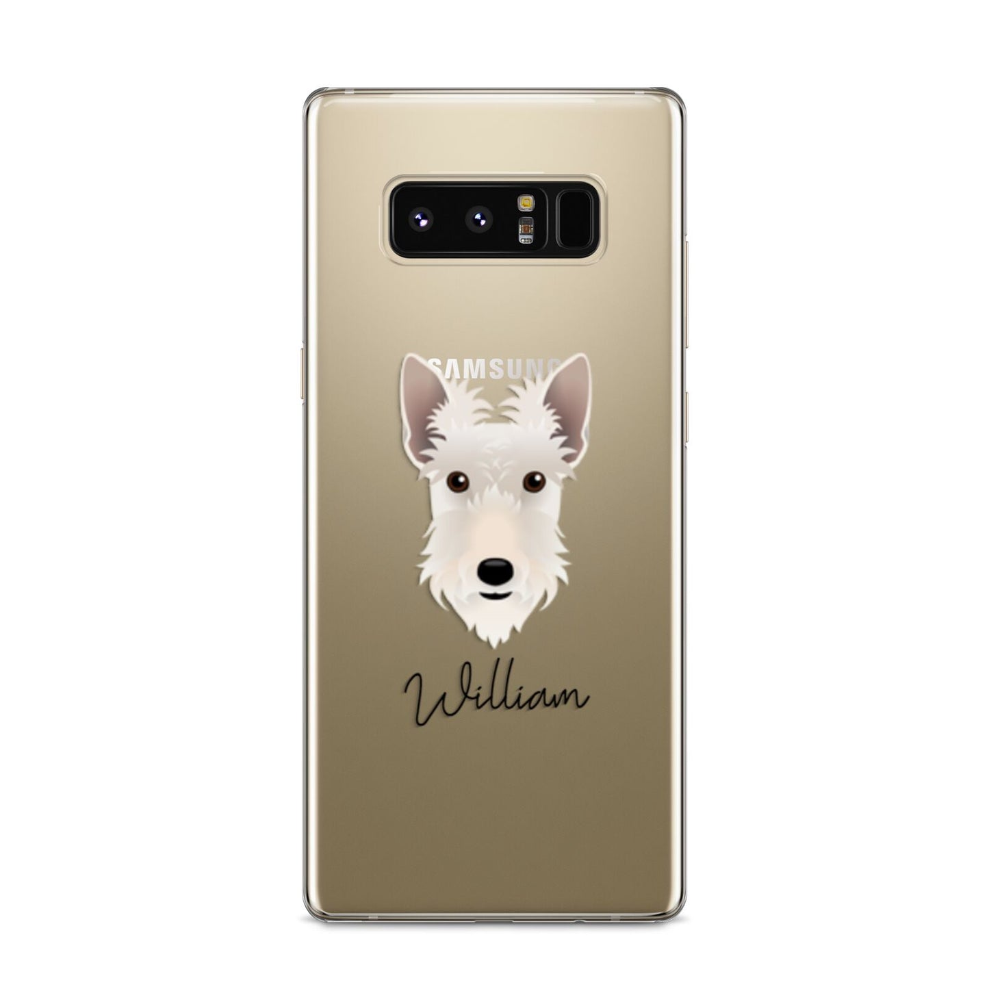 Scottish Terrier Personalised Samsung Galaxy S8 Case