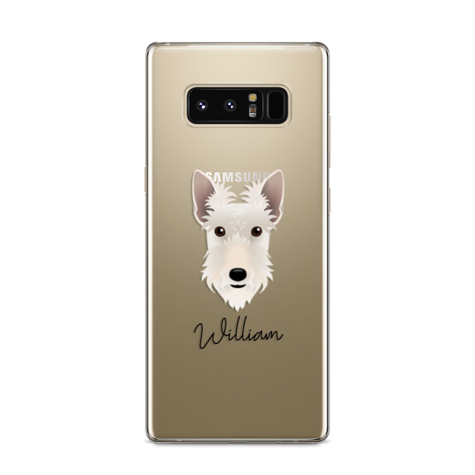Scottish Terrier Personalised Samsung Galaxy S8 Case
