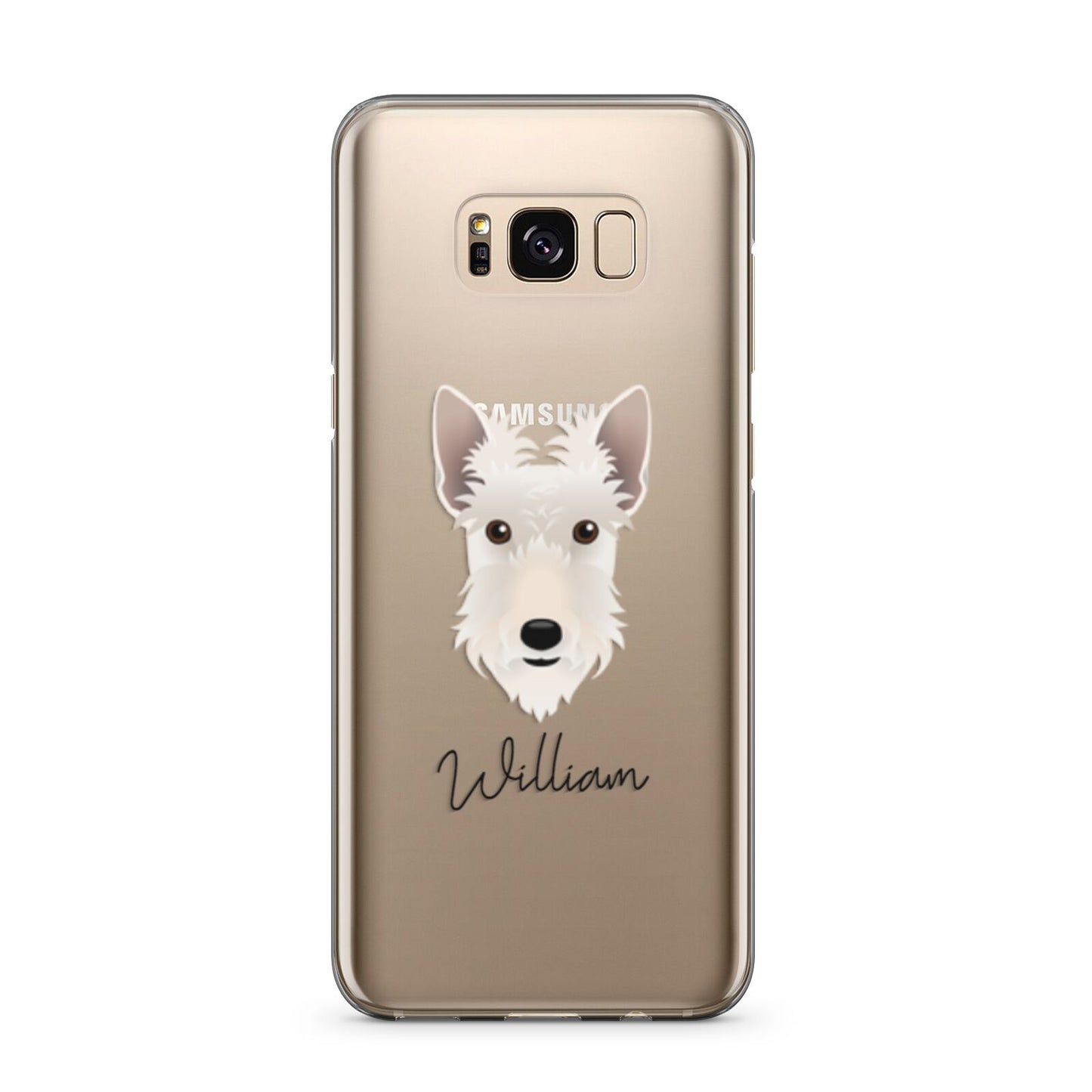 Scottish Terrier Personalised Samsung Galaxy S8 Plus Case