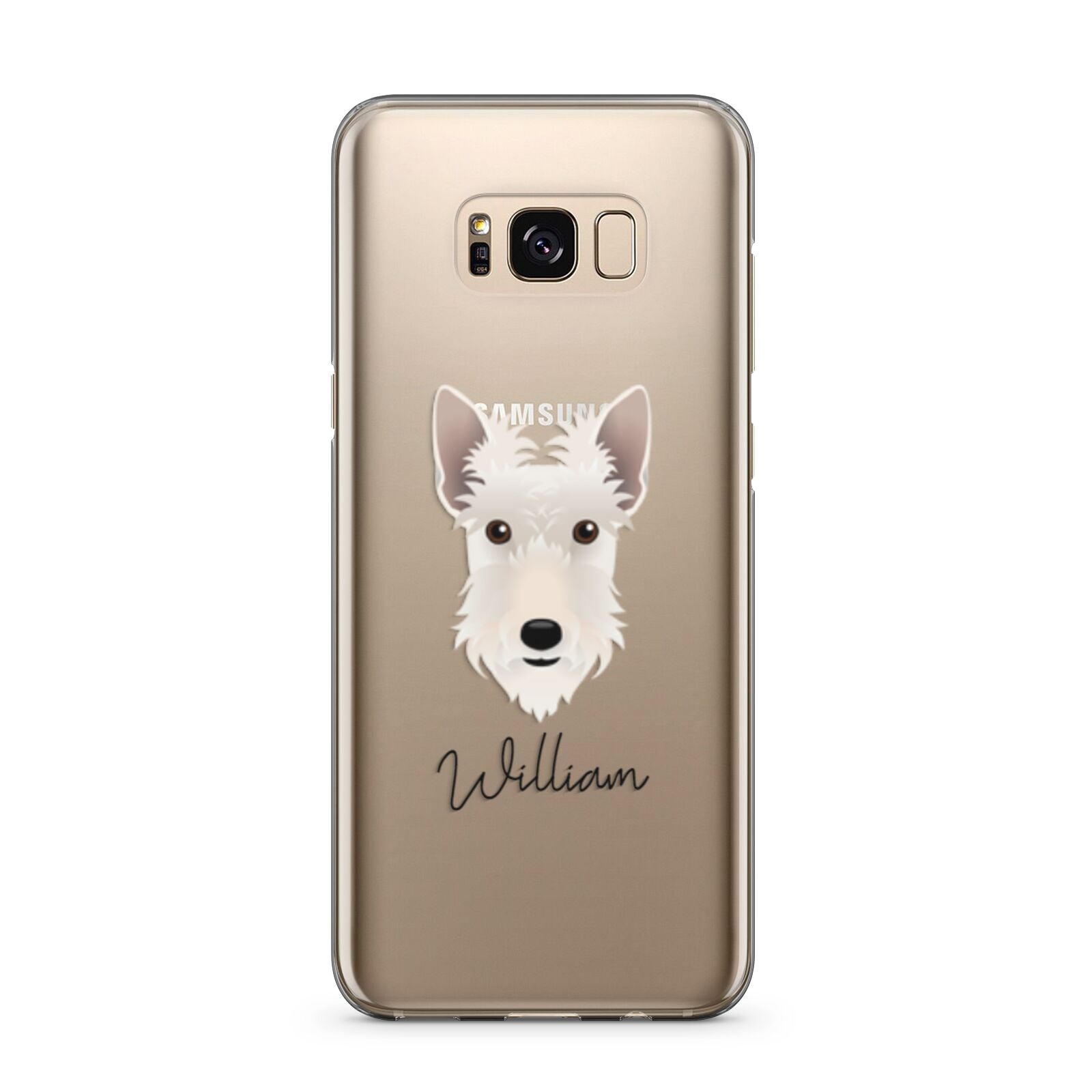 Scottish Terrier Personalised Samsung Galaxy S8 Plus Case