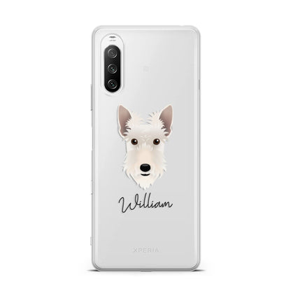 Scottish Terrier Personalised Sony Xperia 10 III Case