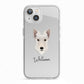 Scottish Terrier Personalised iPhone 13 TPU Impact Case with White Edges