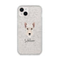 Scottish Terrier Personalised iPhone 14 Plus Glitter Tough Case Starlight