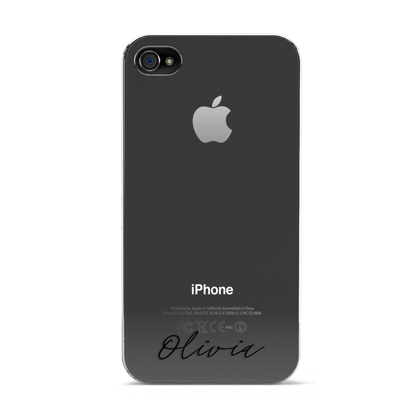 Scroll Text Name Apple iPhone 4s Case