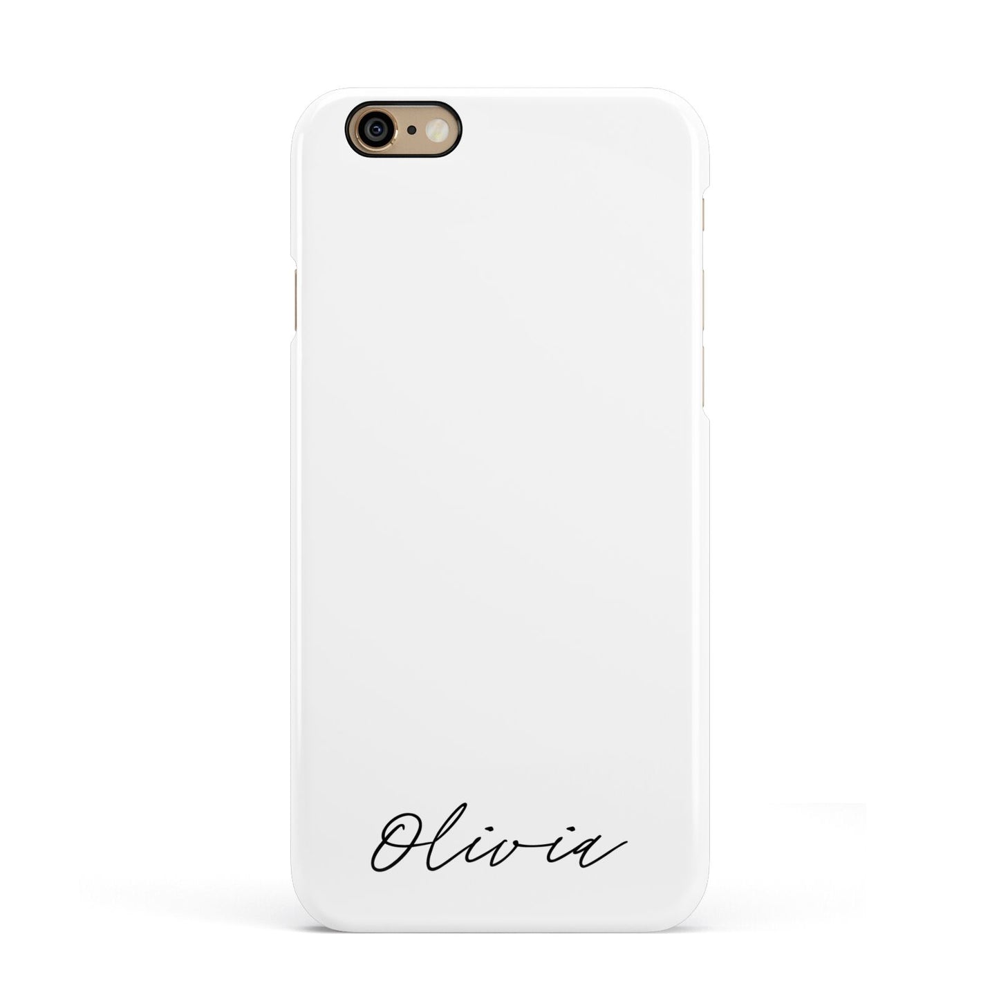 Scroll Text Name Apple iPhone 6 3D Snap Case