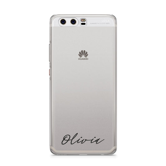 Scroll Text Name Huawei P10 Phone Case