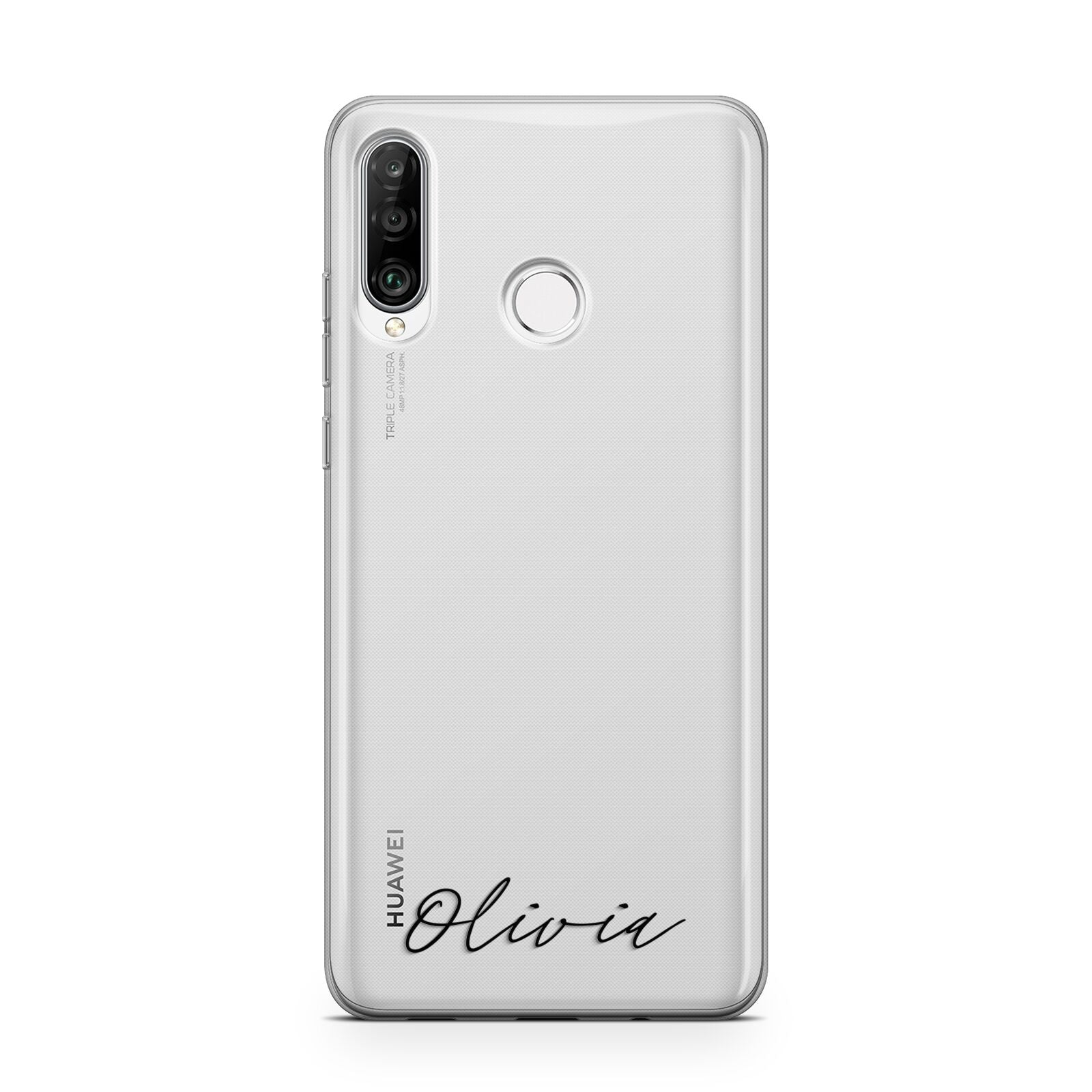Scroll Text Name Huawei P30 Lite Phone Case